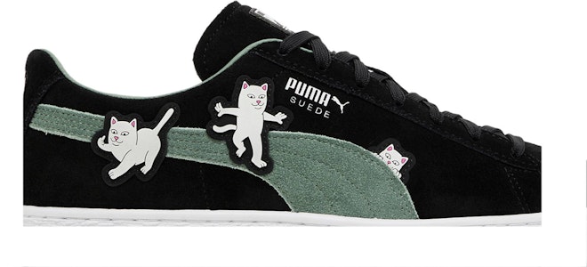 립앤딥 x 푸마 스웨이드 '로드 너말 - 블랙 유칼립투스' 393872-01 Order 립앤딥 x 푸마 스웨이드 '로드 너말 - 블랙 유칼립투스' 393872-01