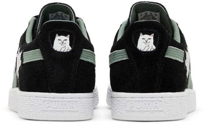 RIPNDIP x Puma Suede 'Lord Nermal - Black Eucalyptus' 393872-01 Details for RIPNDIP x Puma Suede 'Lord Nermal - Black Eucalyptus' 393872-01