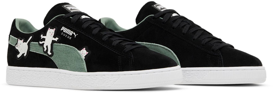 립앤딥 x 푸마 스웨이드 '로드 너말 - 블랙 유칼립투스' 393872-01 Cheap 립앤딥 x 푸마 스웨이드 '로드 너말 - 블랙 유칼립투스' 393872-01