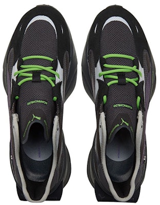 Puma ROARINGWILD x Unisex Pwrframe Op-1 Sports Shoes Black 'Blue' 382110-01 Shop Puma ROARINGWILD x Unisex Pwrframe Op-1 Sports Shoes Black 'Blue' 382110-01