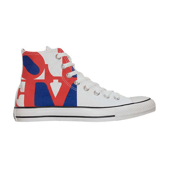 Robert Indiana Converse Chuck Taylor All Star Hi 'Love'