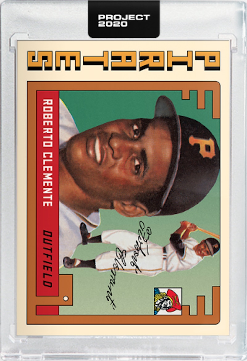 Roberto Clemente 1955 Topps Project 2020 Grotesk  /1910 #45