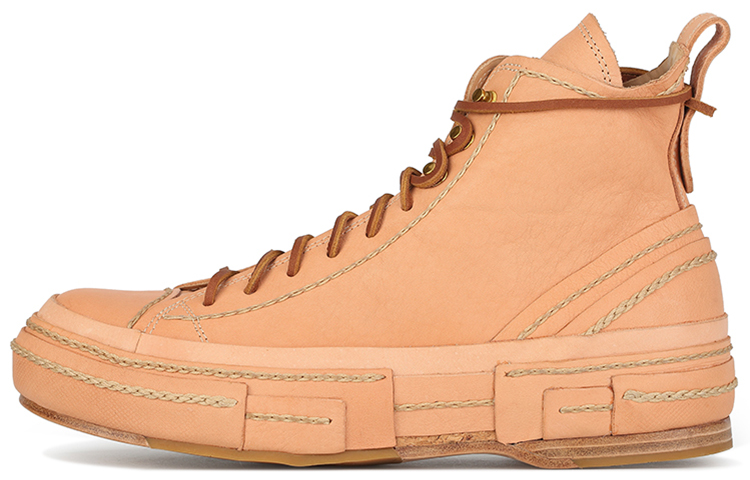 Buy Rock Yeh x xVESSEL G.O.P. Highs “Natural Leather“ 樹膏皮高筒帆布鞋 黃褐色 男女款