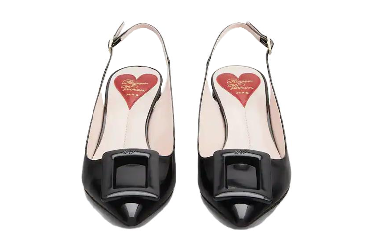 Roger Vivier Pointed Buckle Black Womens Flats 'CMFTable Versatile Casual' 圖 4