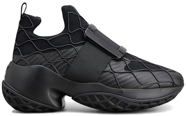 (W) Roger Vivier Viv' Run Tela Técnica Negra Hebilla Lacada RVW50637970T6OB999 Buy (W) Roger Vivier Viv' Run Tela Técnica Negra Hebilla Lacada RVW50637970T6OB999