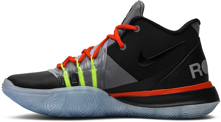 Nike Kyrie 5 Rokit “歡迎回家” 全明星 限量版 真戰籃球鞋 黑灰 倒鉤 Lookbook Nike Kyrie 5 Rokit “歡迎回家” 全明星 限量版 真戰籃球鞋 黑灰 倒鉤