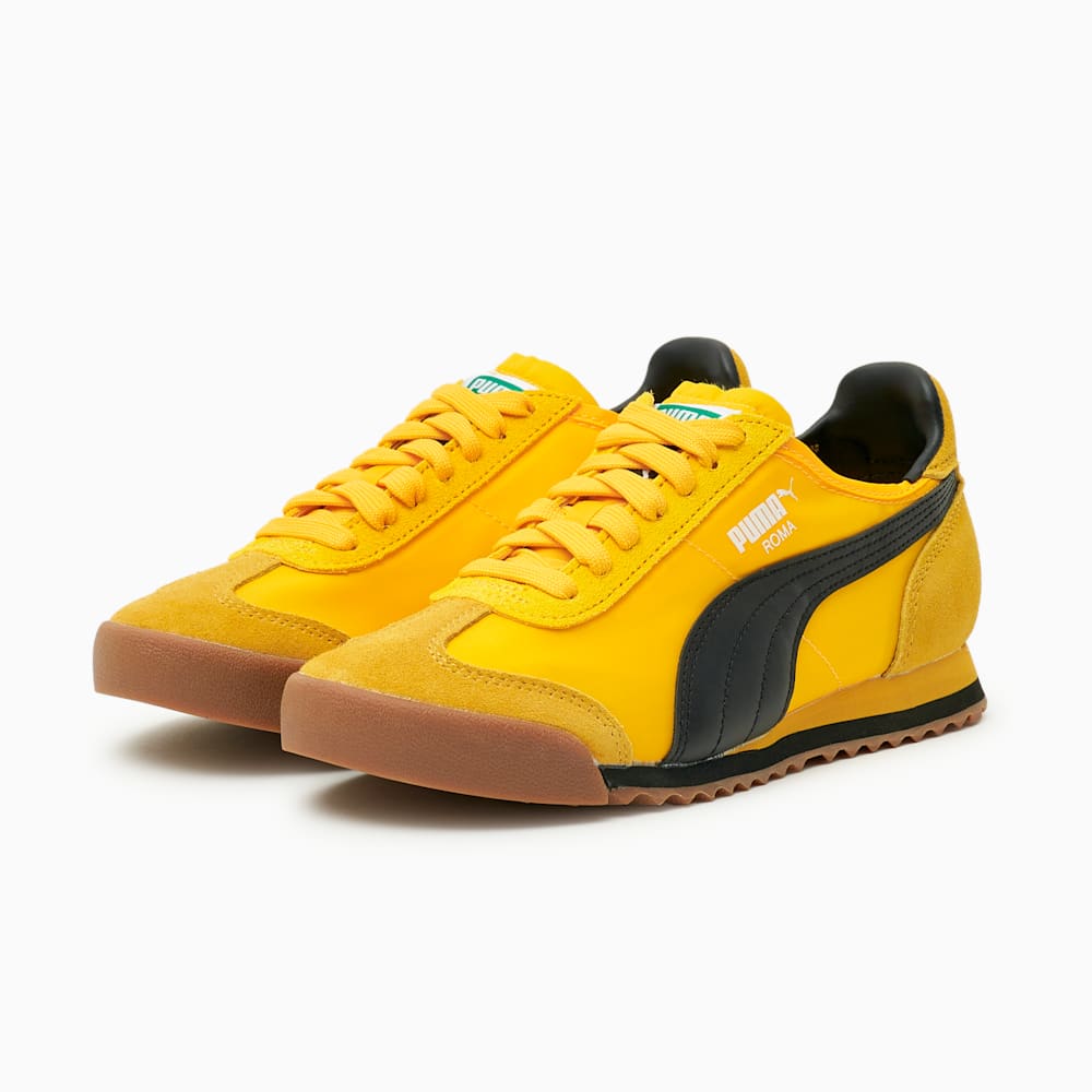 Lookbook Roma OG Nylon Kuning Sizzle-PUMA Hitam-Emas Arkib 362408-45