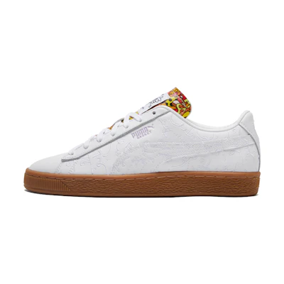 Romero Britto Puma Basket 'Embroidered - White Gum'