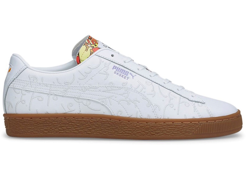 Buy Romero Britto x Puma Basket 'Embroidered - White Gum' 381095-01 -  Novelship
