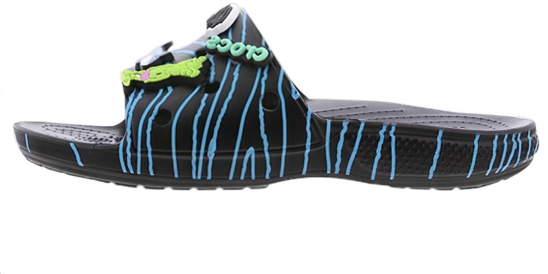 ron-english-x-crocs-classic-bootlegger-slide-black