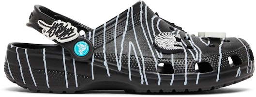 Ron English x Crocs Classic Clog 'Party Animals - Zebra Black' 207523-001 Ron English x Crocs Classic Clog 'Party Animals - Zebra Black' 207523-001