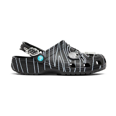 Ron English Crocs Classic Clog 'Party Animals - Zebra Black'
