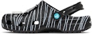 Ron English x Crocs Classic Clog 'Parti Haiwan - Zebra Hitam' 207523-001