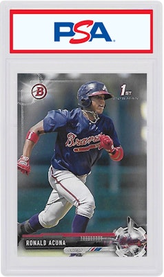 Ronald Acuna 2017 Bowman Prospects #BP127 Buy Ronald Acuna 2017 Bowman Prospects #BP127