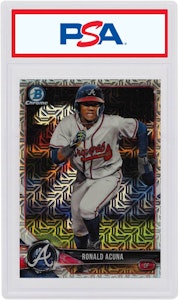 Ronald Acuna 2018 Bowman Mega Box Chrome Prospek Mojo #BCP1 Buy Ronald Acuna 2018 Bowman Mega Box Chrome Prospek Mojo #BCP1
