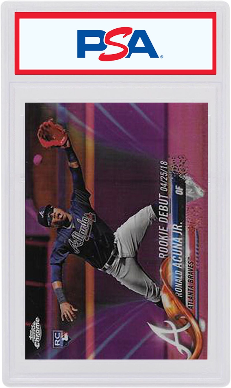 Ronald Acuna 2018 Topps Chrome Update Rookie Pink #HMT31