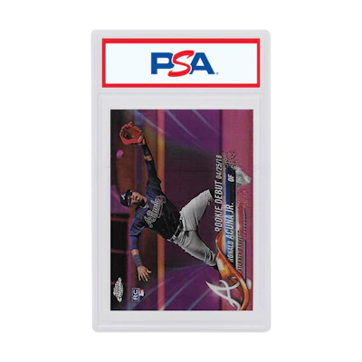 Ronald Acuna 2018 Topps Chrome Update Rookie Pink #HMT31