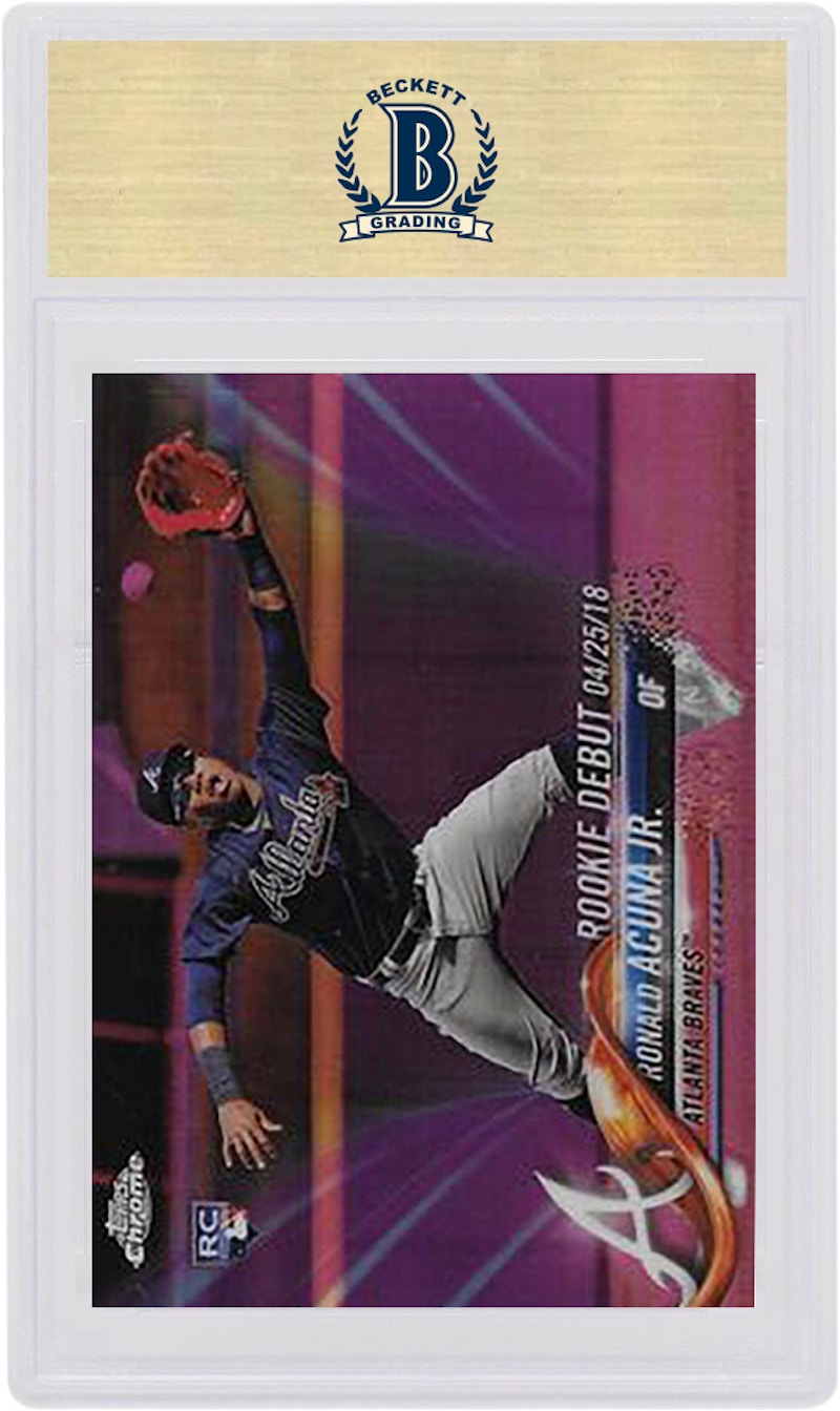 Order アクーニャ 2018 Topps Chrome Update ピンク RC #HMT31
