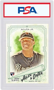 Ronald Acuna Jr. 2018 Topps Allen & Ginter Rookie #207 Kartu Pemula Buy Ronald Acuna Jr. 2018 Topps Allen & Ginter Rookie #207 Kartu Pemula