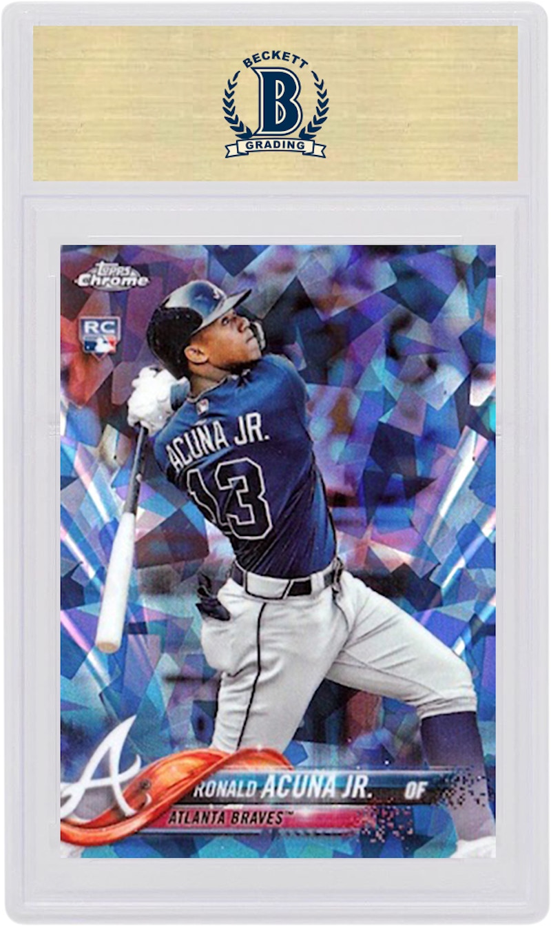 Order 羅納德·阿庫尼亞 Jr. 2018 Topps Chrome 藍寶石版新秀卡 #698