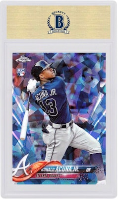 Ronald Acuna Jr. 2018 Topps Chrome Sapphire Edition Rookie #698 Order Ronald Acuna Jr. 2018 Topps Chrome Sapphire Edition Rookie #698