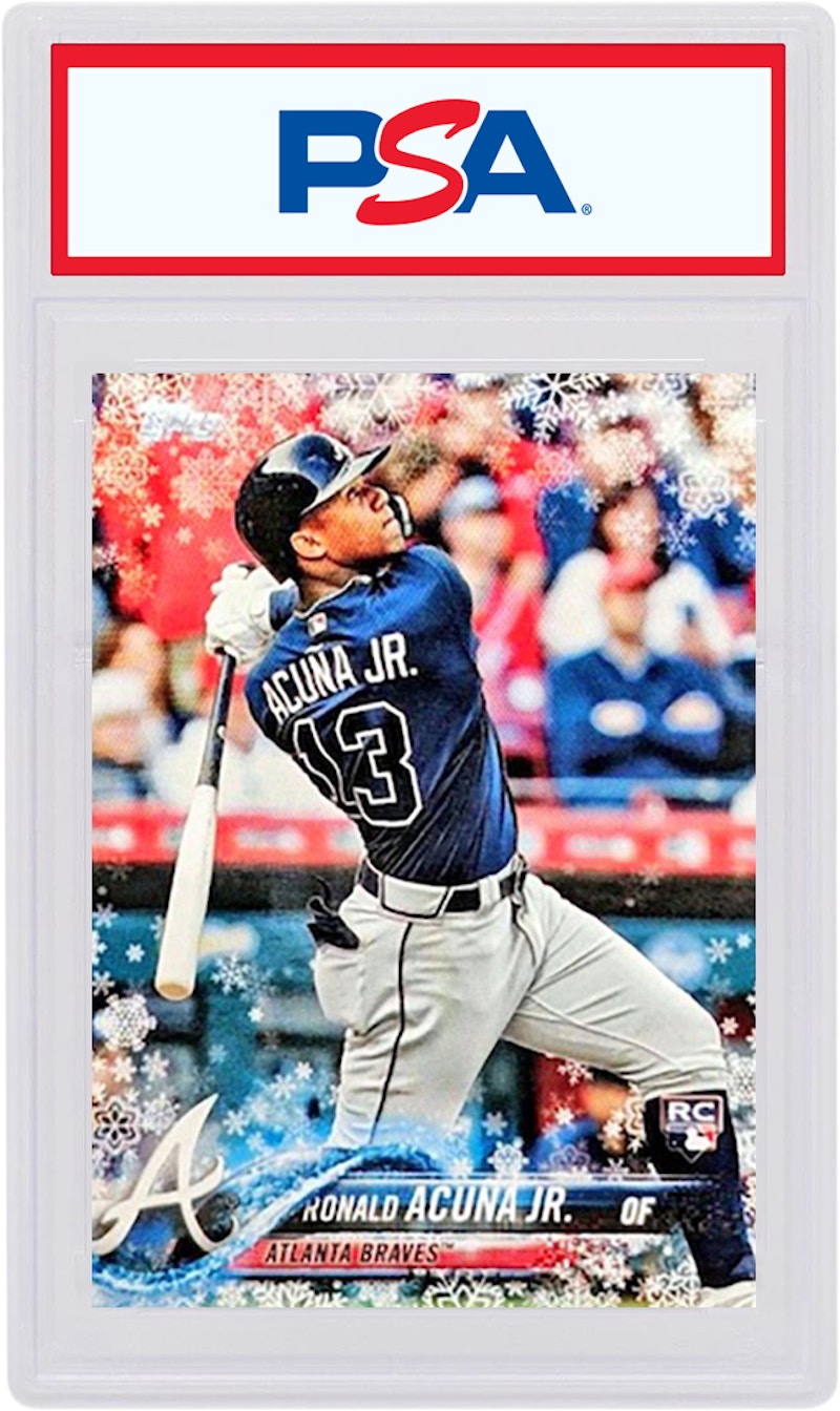 Ronald Acuna Jr. 2018 Topps Holiday Rookie #HMW50