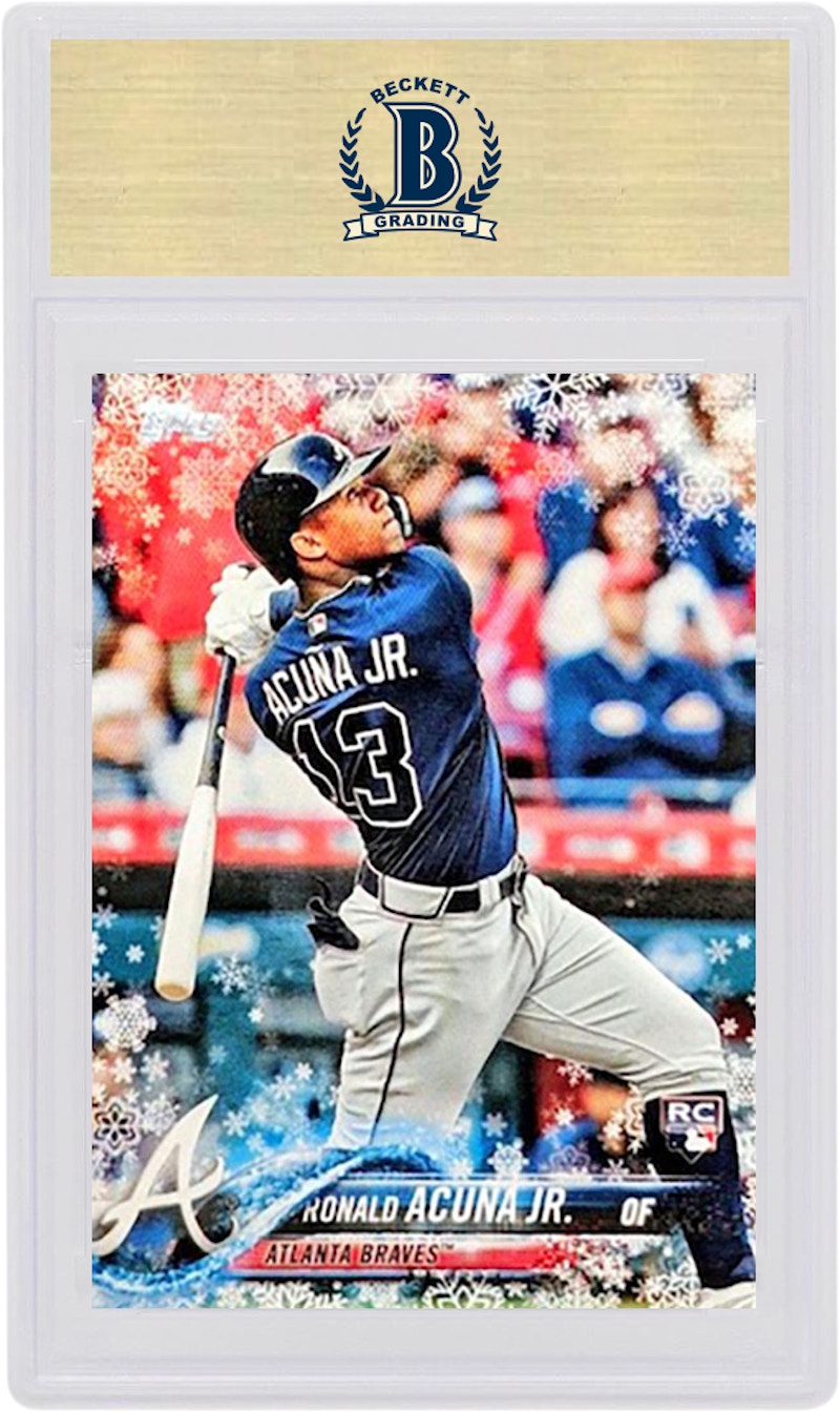 Order アクーニャJr. 2018 ToppsホリデーRC #HMW50
