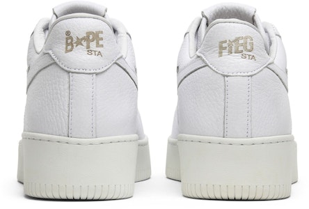 Ronnie Fieg x A Bathing Ape Bape Sta Low Fiegsta '白色' BA1000-101 Details for Ronnie Fieg x A Bathing Ape Bape Sta Low Fiegsta '白色' BA1000-101