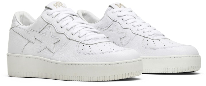 Ronnie Fieg x A Bathing Ape Bape Sta Low Fiegsta '白色' BA1000-101 Cheap Ronnie Fieg x A Bathing Ape Bape Sta Low Fiegsta '白色' BA1000-101