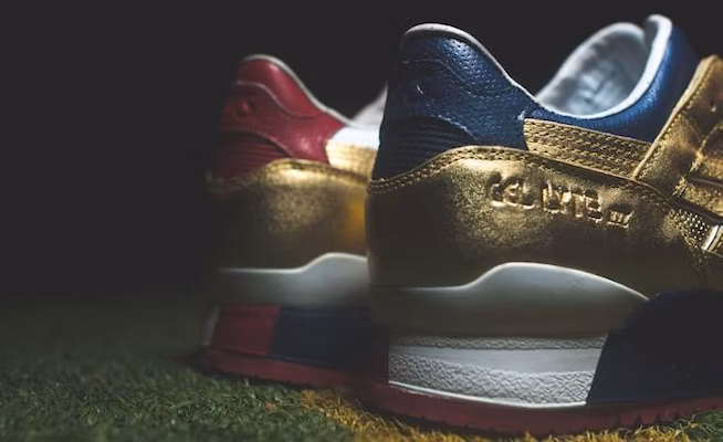 Ronnie Fieg x ASICS Gel Lyte 3 'USA' Lelaki Kasut Sukan Retro H41JK-9494 Lookbook Ronnie Fieg x ASICS Gel Lyte 3 'USA' Lelaki Kasut Sukan Retro H41JK-9494