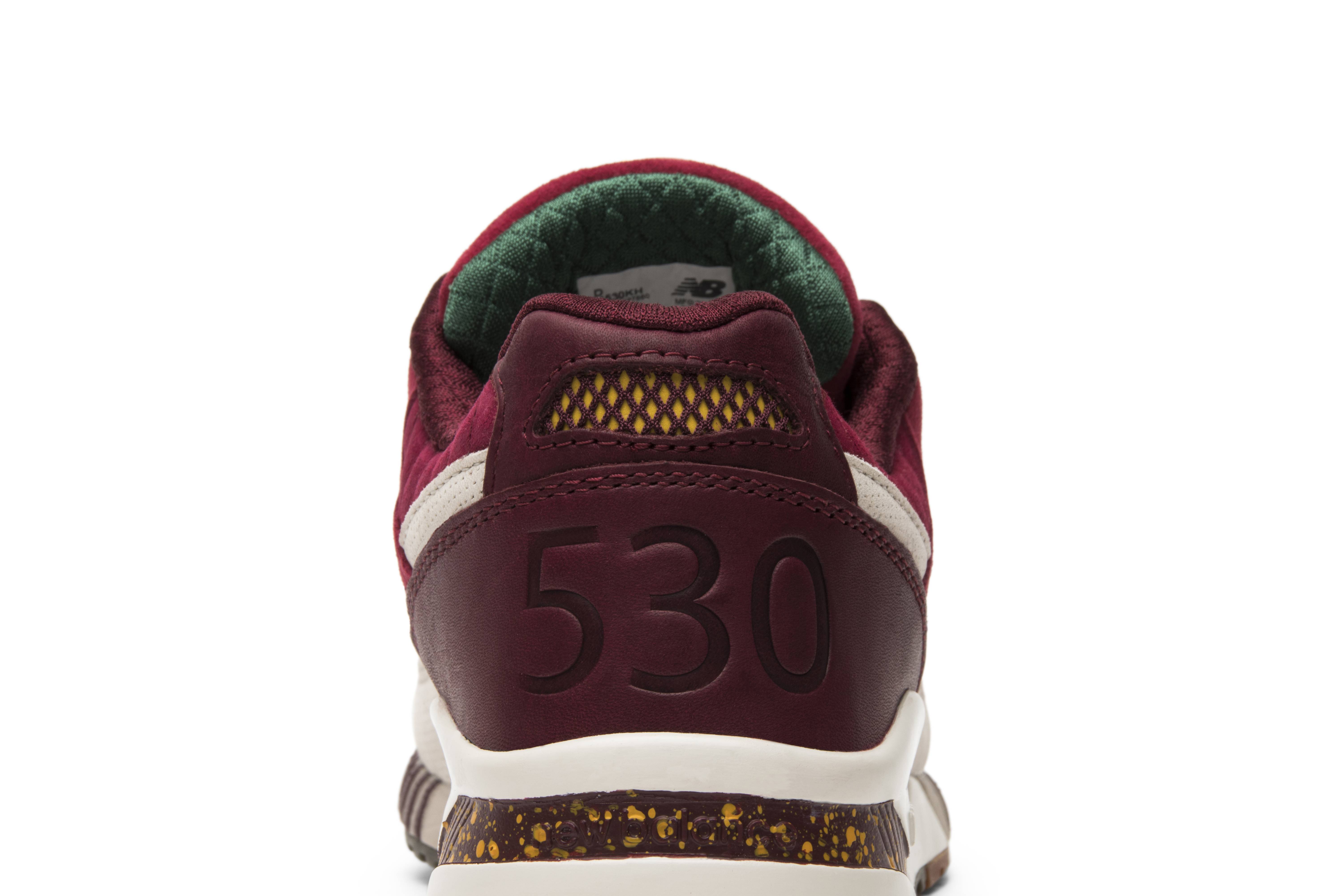 Sizing Kith NYC x New Balance 530系列 "中央公園" 紅色
