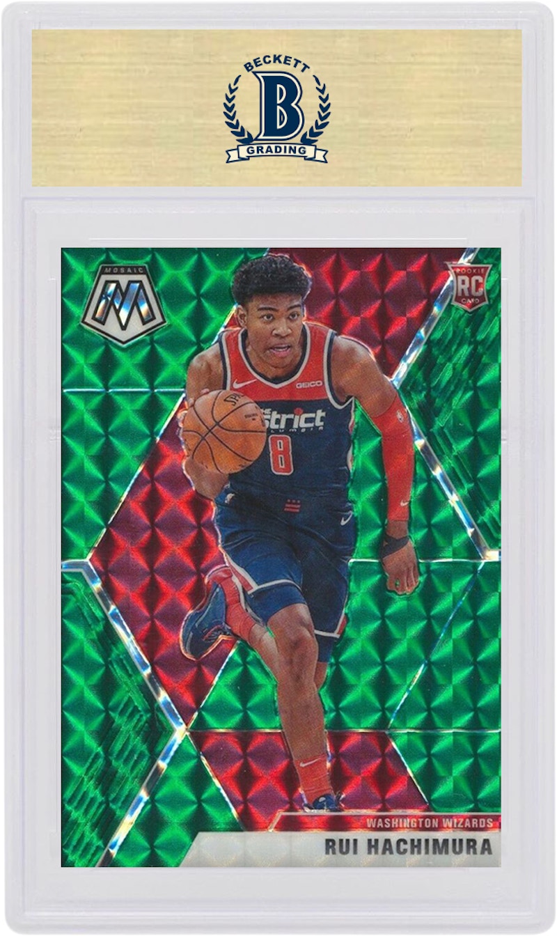Rui Hachimura 2019 Panini Mosaic Rookie Green #231 圖 2