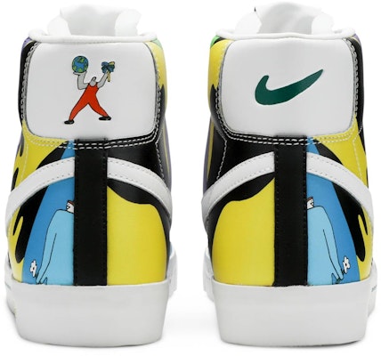 Ruohan Wang x Nike Blazer Mid ’77 'Flyleather' Lelaki & Wanita CZ3775-900 Details for Ruohan Wang x Nike Blazer Mid ’77 'Flyleather' Lelaki & Wanita CZ3775-900