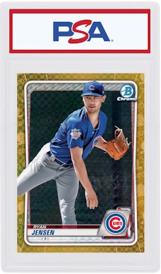 Ryan Jensen 2020 Bowman Chrome X Gold X-Fractor /3 #BCP-231 Buy Ryan Jensen 2020 Bowman Chrome X Gold X-Fractor /3 #BCP-231