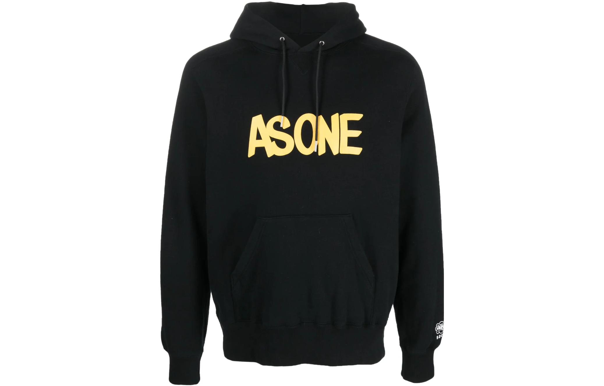 Order サカイ ブラック プリント 長袖 フーディー 230469S001