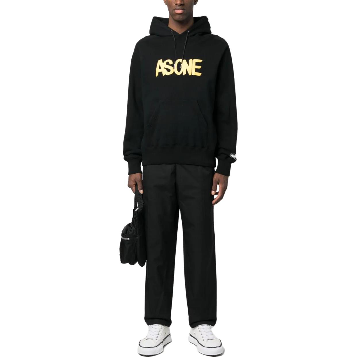 Lookbook サカイ ブラック プリント 長袖 フーディー 230469S001