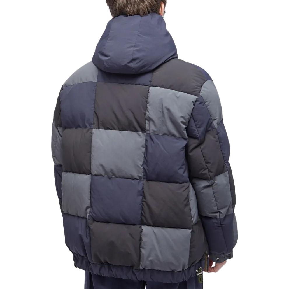 Shop サカイ カラーブロック フルジップ フーディ ジャケット 23-03217M-020