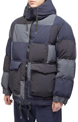 サカイ カラーブロック フルジップ フーディ ジャケット 23-03217M-020 Purchase サカイ カラーブロック フルジップ フーディ ジャケット 23-03217M-020