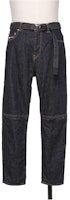 Sacai Indigo Straight-Leg Jeans with Zipper Detailing 24-03354M-499 Sacai Indigo Straight-Leg Jeans with Zipper Detailing 24-03354M-499