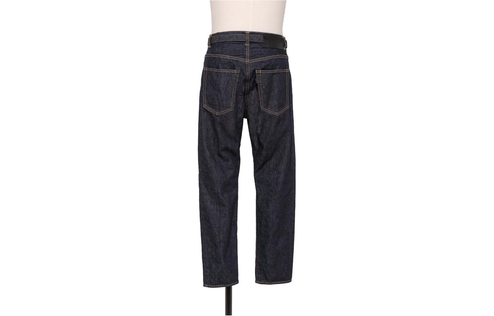 Lookbook Jeans Rectos Indigo con Cremalleras Sacai 24-03354M-499