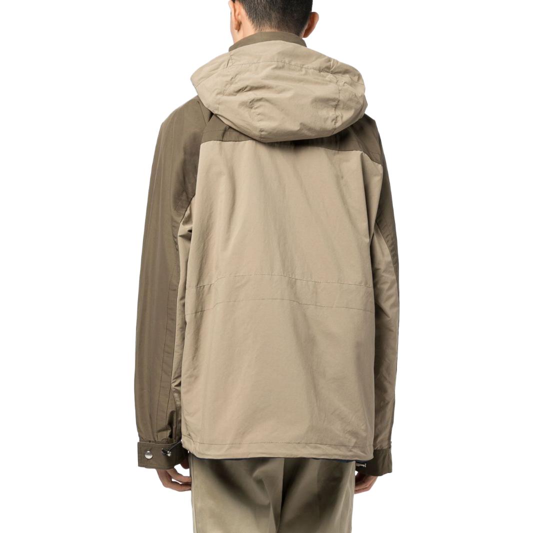 Purchase サカイ ルーズフィット ハイネック リバーシブルジャケット カーキカラー 23-03139