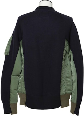 サカイ プルオーバー クルーネック スウェットシャツ ネイビー 長袖. SCM-221-212 Lookbook サカイ プルオーバー クルーネック スウェットシャツ ネイビー 長袖. SCM-221-212