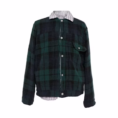 Sacai Reversible Collared Jacket Green 23-03192M-576