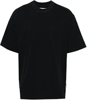 Order Sacai 純色圓領短袖T恤 黑色 24-03377M-201
