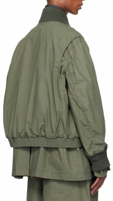 サカイ ツーインワン 長袖ジャケット アーミーグリーン 24-03431M-840 Details for サカイ ツーインワン 長袖ジャケット アーミーグリーン 24-03431M-840