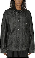 Sacai Black Single-Breasted Long-Sleeve Jacket with Solid Collar 24-03349M001 Sacai Black Single-Breasted Long-Sleeve Jacket with Solid Collar 24-03349M001