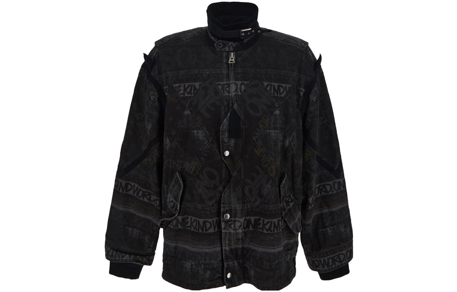 Sacai Black Solid Single-Breasted Stand Collar Jacket 23-02970M-001