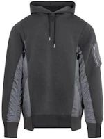 Sacai Colorblock Hoodie Grey SCM-057-399 Sacai Colorblock Hoodie Grey SCM-057-399