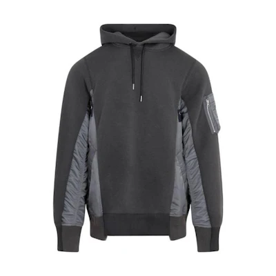 Sacai Colorblock Hoodie Grey SCM-057-399