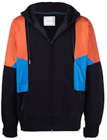 Sacai Colorblock Oversized Hooded Jacket Men’s Multicolor 02-654M201 Sacai Colorblock Oversized Hooded Jacket Men’s Multicolor 02-654M201